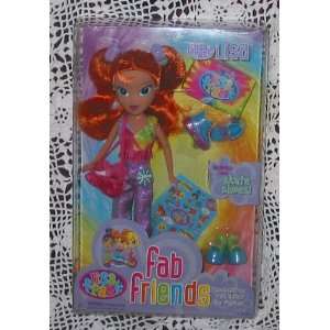    Lisa Frank Fab Friends Lisa Doll with Skate Shoes Toys & Games