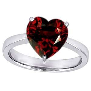 Original Star K(tm) Large 10mm Heart Shape Solitaire Engagement Ring 
