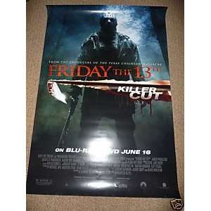  Friday the 13th Killer Cut Dvd Movie Poster 27 X 40 