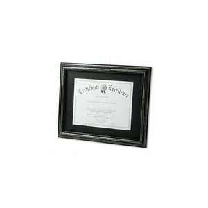 Document Frame, Desk/Wall, Wood, 11 x 14, Antique Charcoal Brush 