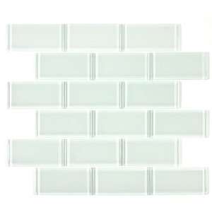  Supreme Glass Tile 2 x 4 Brick Subway Tiles Off White 