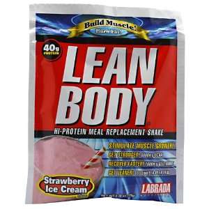  Labrada Nutrition Lean Body Strawberry Ice Cream 80 Packs 