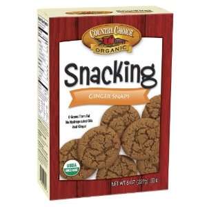 Country Choice Organic Snacking Cookies Ginger Snap(PACK OF 2)