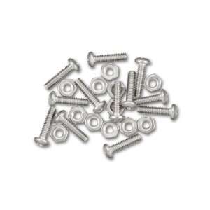  Stainless Steel Screw and Bolt Set, 7mm (12 Set Pack) Arts 