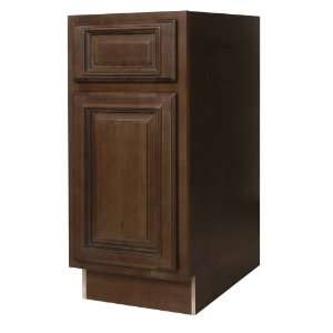   Install All Wood Kitchen Cabinet, Heritage Chocolate Glaze Maple Home