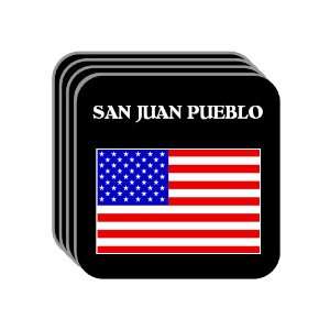  US Flag   San Juan Pueblo, New Mexico (NM) Set of 4 Mini 