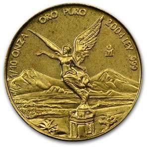  2004 1/10 oz Gold Mexican Libertad (Brilliant Uncirculated 