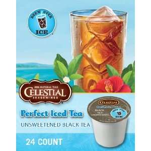  Celestial Seasonings Unsweetened Black Iced Tea(2 Boxes of 