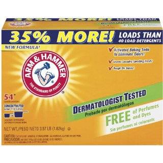 Arm & Hammer Powder Laundry Detergent, 54 Loads, Free of Perfumes and 