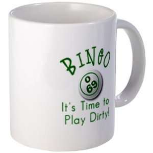  Creative Clam Time To Play Bingo Fan 11oz Ceramic Coffee 