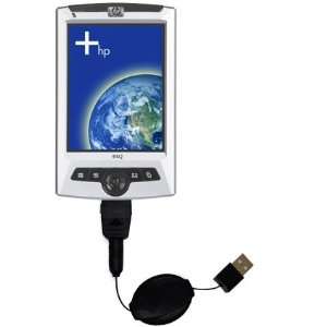  Retractable USB Cable for the HP iPAQ rz1700 rz1710 Series 