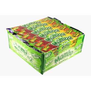 Mamba Sour Fruit Chews Bar 24   2.65oz Packs  Grocery 