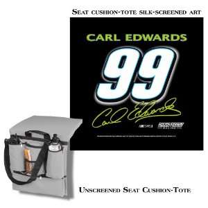  NASCAR Carl Edwards #99 Seat Cushion/Tote: Sports 