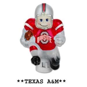   Texas A&M Aggies Acrylic Running Football Player Night Light: Home