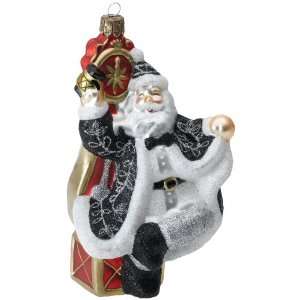  Waterford Holiday Heirlooms 6.5   inch Santa Toasting 