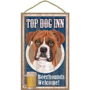  Boxer Top Dog Inn Beerhounds Welcome!: Everything Else