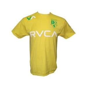 RVCA Vitor Belfort UFC 142 Sponsor T Shirt   Yellow  
