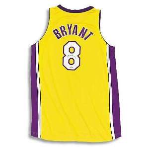    Kobe Bryant Signed Lakers Yellow Jersey UDA: Sports & Outdoors
