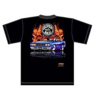  Dodge Super Bee Flame Xl T shirt: Automotive
