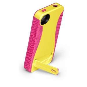   ! Cases with Stand Solar Yellow/ Neon Pink: Cell Phones & Accessories