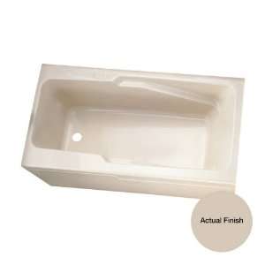 Aqua Glass Dark Bone Acrylic Fiberglass Skirted Jetted Whirlpool Tub 