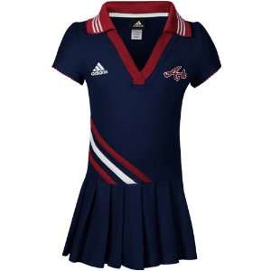   Atlanta Braves Infant Girls Polo Dress   Navy Blue: Sports & Outdoors
