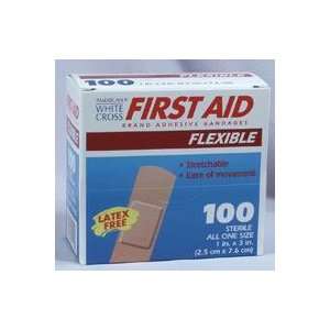 1595000 Bandage First Aid Wound LF Sterile Fabric 1x3 Strip 100 Per 