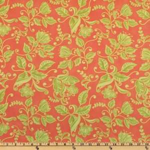   Exuberance Twill Coral Fabric By The Yard Arts, Crafts & Sewing