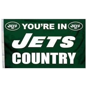  New York Jets flag   NFL Youre in Jets Country Sports 