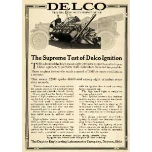 1915 Ad Ohio Dayton Engineering Car Delco Electric Lighting Cranking 