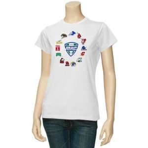  NCAA MAC Ladies White Conference T shirt Sports 
