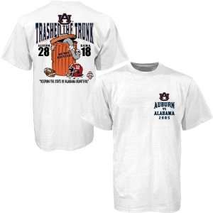 Auburn Tigers 2005 Score over Alabama White T shirt  