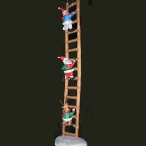  Kurt Adler Christmas Decor H8141 Blow Up Ladder Decoration 