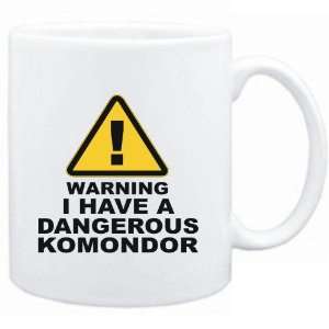   : Mug White  WARNING : DANGEROUS Komondor  Dogs: Sports & Outdoors
