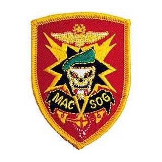   on Patch   Vietnam War Collection   Mac V Sog Skull Crest Applique