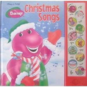  BARNEY CHRISTMAS SONGS SOUND BOOK Toys & Games