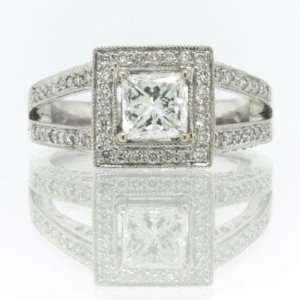  1.84ct Princess Cut Diamond Engagement Anniversary Ring Jewelry