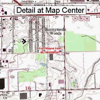   Map   Fort Wayne East, Indiana (Folded/Waterproof): Sports & Outdoors