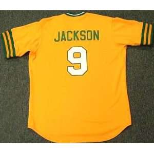 REGGIE JACKSON Oakland Athletics 1973 Majestic Cooperstown Throwback 