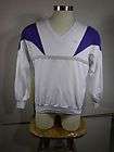   RARE 1980s Adidas ATP HIP HOP V Neck Pullover Sweatshirt L Run DMC