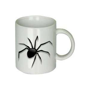  Black Spider on White Mug 
