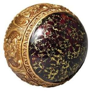  Black with Gold Band Decorative Ball