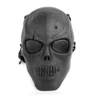 Mesh Army Protect Full Face Skeleton Mask Airsoft Game  