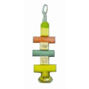   Dowel Block Beads (Catalog Category Bird / Bird Toys plastic Acrylic