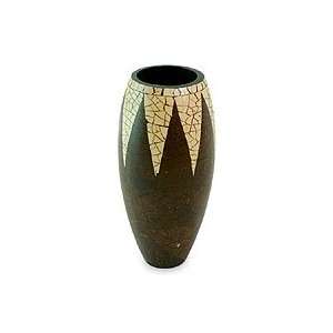  Coconut shell vase, Tropical Snow Cone