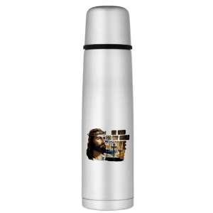   Large Thermos Bottle Jesus He Died So We Could Live: Everything Else
