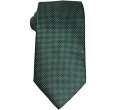 zegna green diamond patterned silk tie