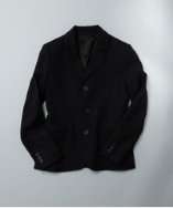 Armani KIDS navy wool blend three button blazer style# 318043901