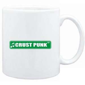  Mug White  Crust Punk STREET SIGN  Music: Sports 