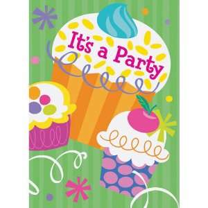  Cupcake Party Invitation Toys & Games